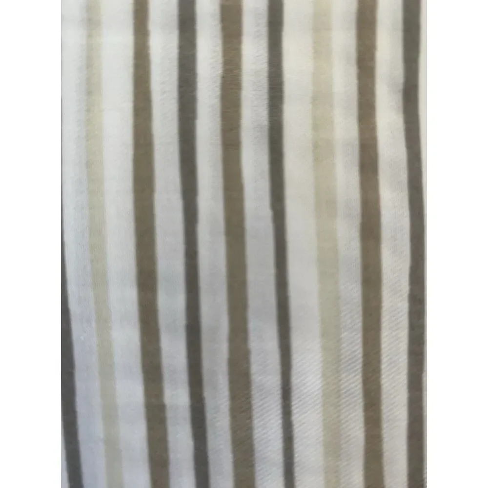 Bar III Macy's Standard Striped Pillowcases Relaxed Twill Weave Cotton orig $50